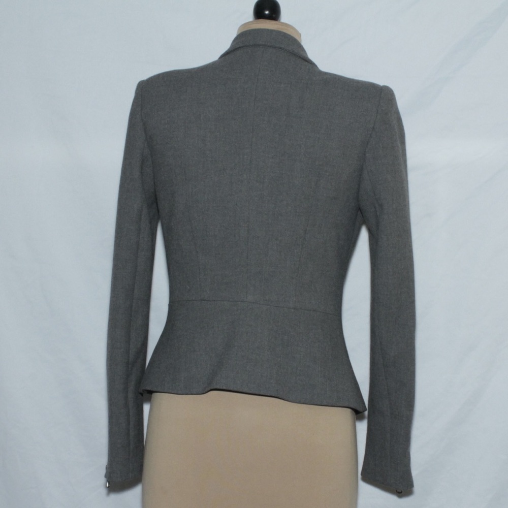 Zara - Grey Button Blazer/Jacket - image 3